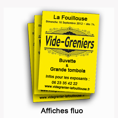 Affiche fluo