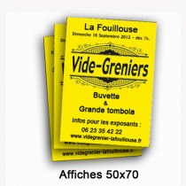 Affiche fluo 50x70