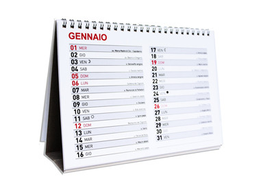Calendrier chevalet