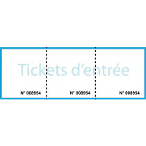 Ticket d'entrée 2 souches