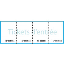 Ticket d'entrée 3 souches